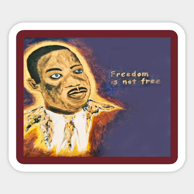 MLK as a great man Sticker by backline